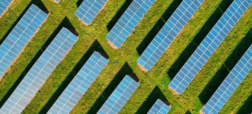Solar panel field